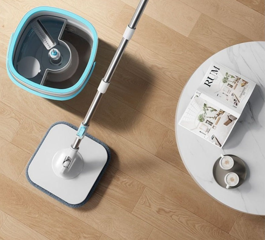 SpinEase™ - The Hands-Free Magic Mop Master